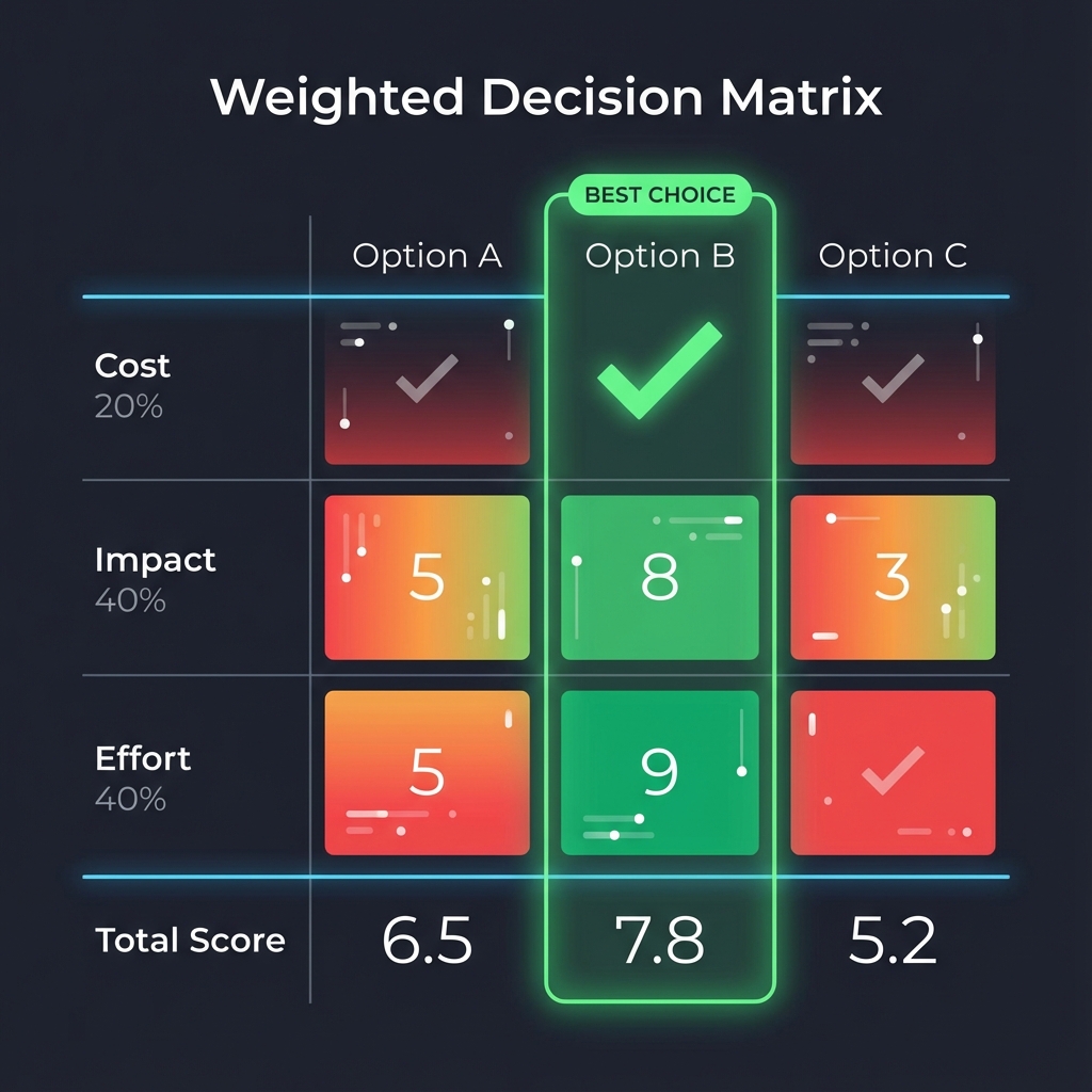 Decision Matrix Template