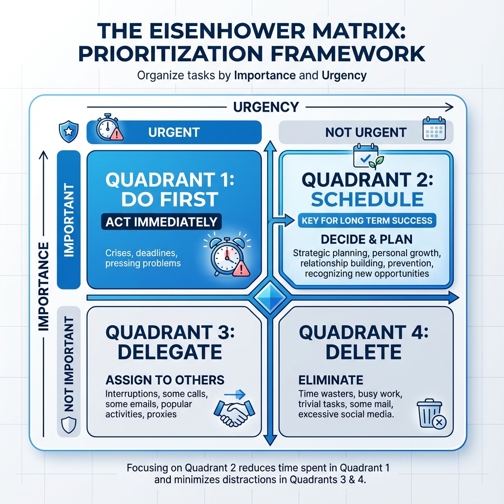 Eisenhower Matrix Diagram