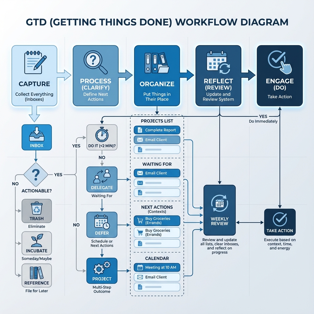 GTD Workflow Diagram