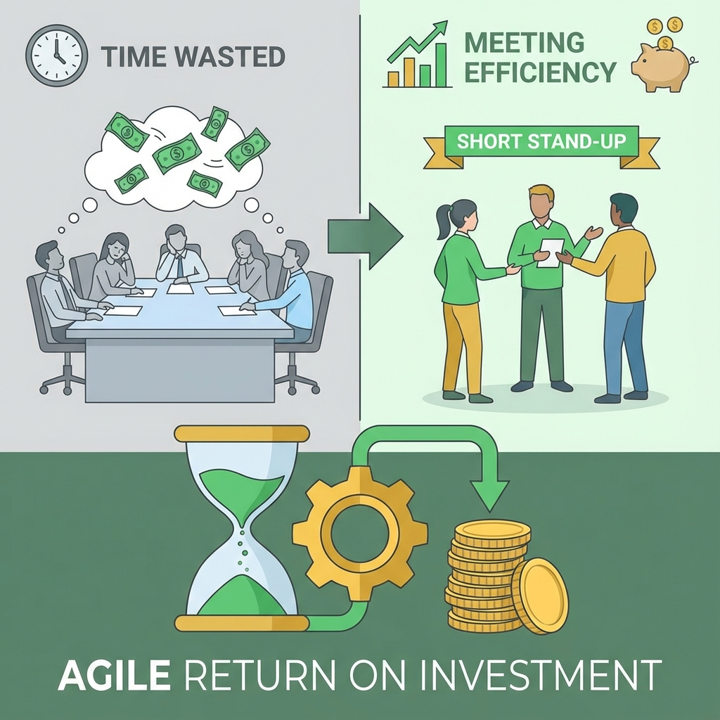 Agile ROI Concept Diagram